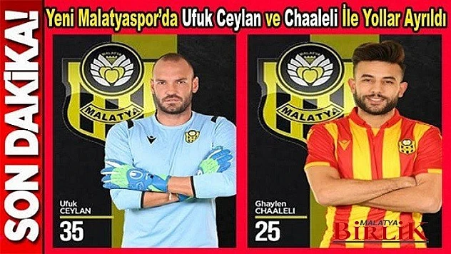Yeni Malatyaspor'da 2 Futbolcunun Sözleşmesi Fesih Edildi