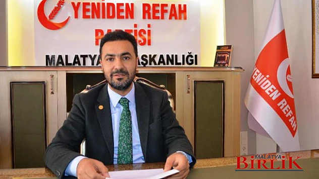 Yeniden Refah Partisi İl Başkanı Yıldırım'dan İktidar Belediyelerine Tepki