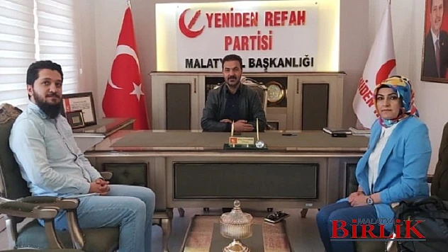 Yeniden Refah Partisi Malatya İl Kadın Kolları Başkanlığına Leyla Yıldırım Atandı