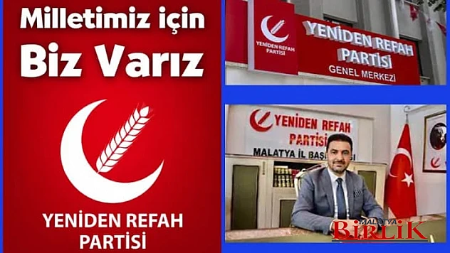 Yeniden Refah Partisi Malatya Milletvekili Aday Listesi