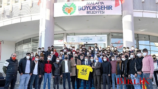 Yenimalatyaspor Taraftarlarından Başkan Gürkan'a Ziyaret