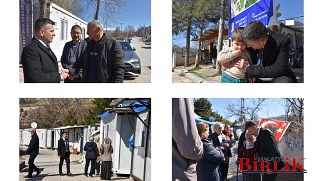 Yeşilyurt Belediye Başkan Adayı Alper Gürsoy, Depremzedelerle Buluştu