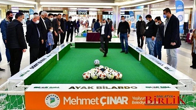 Yeşilyurt Belediyesi'nden Bir İlk Daha Ayak Bilardosu Etkinliği