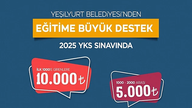 Yeşilyurt Belediyesi'nden Eğitime Güçlü Bir Destek Daha!