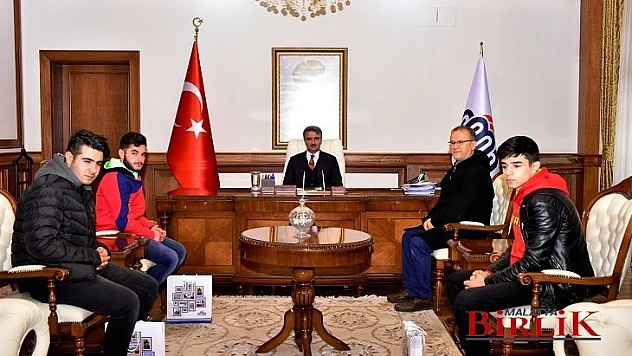 Yeşilyurt Görme Engelliler Spor Kulübünden Vali Baruş'a Ziyaret