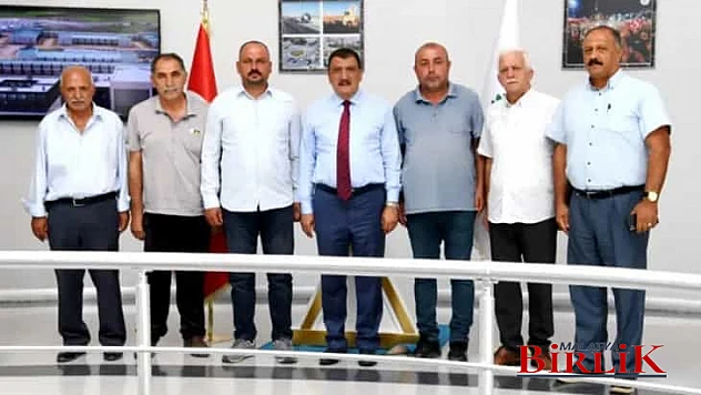 Yeşilyurt Heyetinden  Başkan Gürkan'a Ziyaret