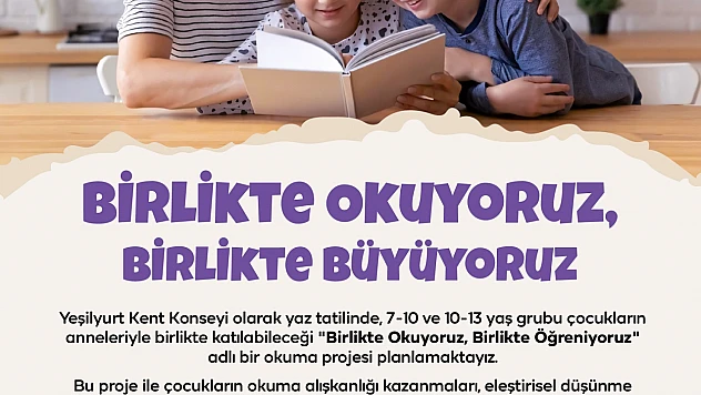 Yeşilyurt Kent Konseyi'nden 'Anne-Çocuk Okuma Grupları' Projesi