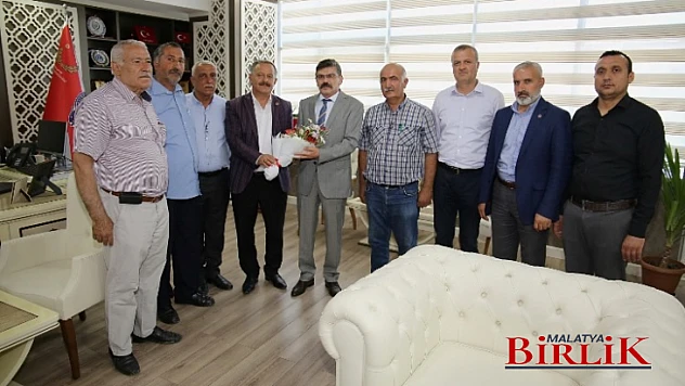 Yeşilyurt Muhtarlar Derneğinden İl Emniyet Müdürü Dağdeviren'e Ziyaret