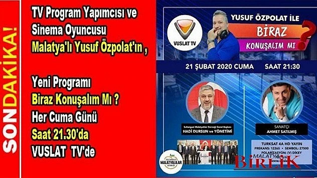 Yusuf Özpolat ile Biraz Konuşalım Mı? VUSLAT TV'de