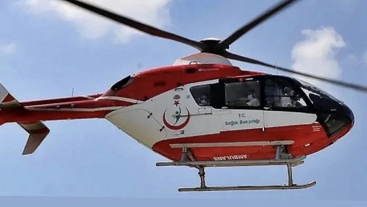 Durumu Ağırlaşan Hasta Helikopter Ambulansla Malatya’ya Nakledildi
