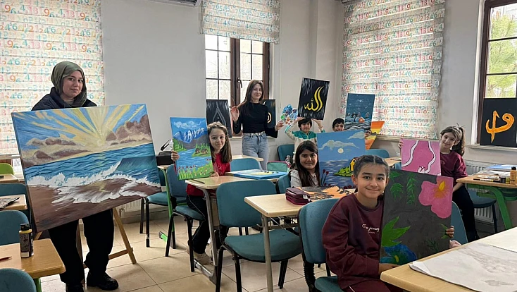 Geleceğin Ressamları Yeşilyurt’ta Yetişiyor