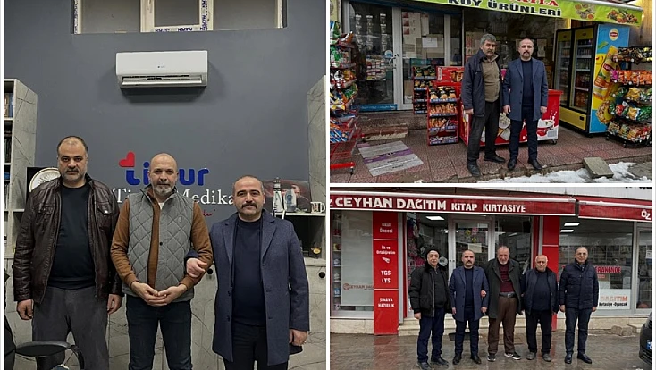 Malatya Sevdalısı Turgay Şengönül’ün Esnaf Ziyaretleri Sürüyor