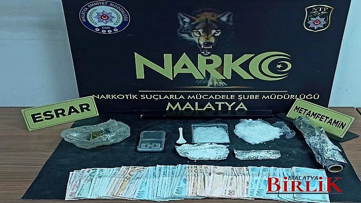 115 Gr Metamfetamin, 10 Gr Esrar Ele Geçirildi