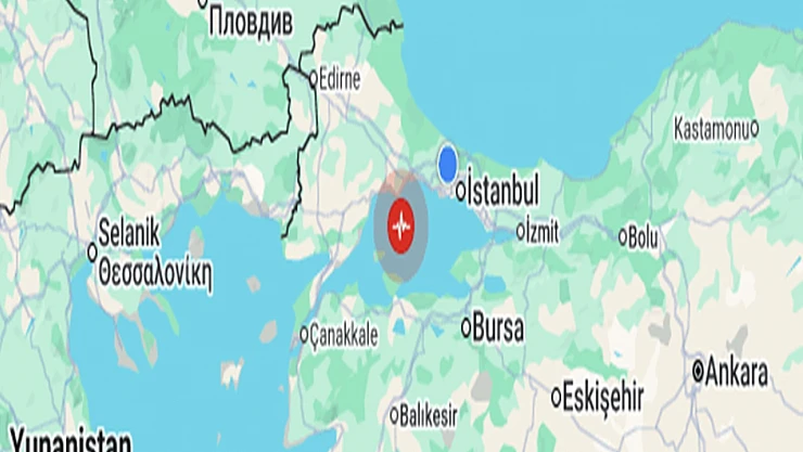 14.55'te Meydana Gelen Depremin Derinliği 6.71 Km Olarak Ölçüldü