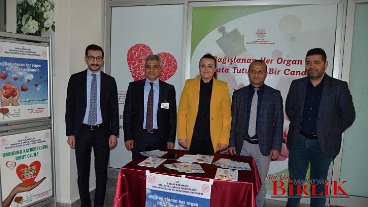 3-9 Kasım Organ Bağışı Haftası Münasebetiyle Stant Açıldı