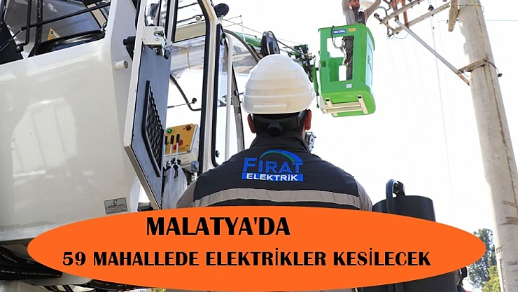 59 Mahallede Elektrikler Kesilecek