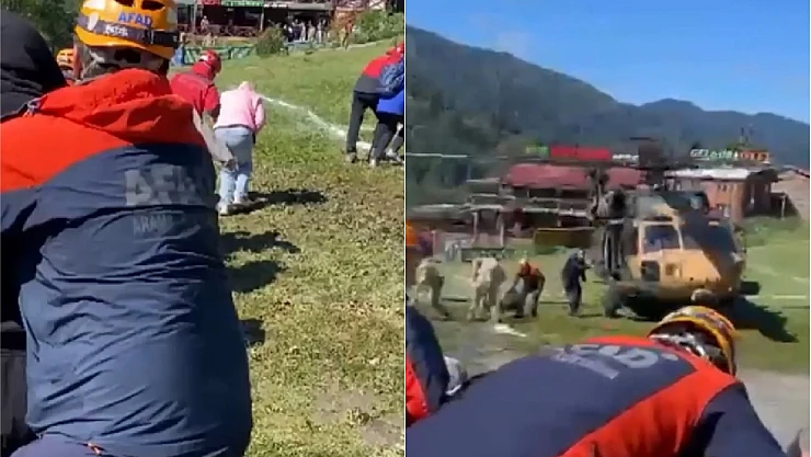 AFAD'dan Ayder'de Çifte Çalışma: Tahliye Operasyonu ve Lojistik Destek