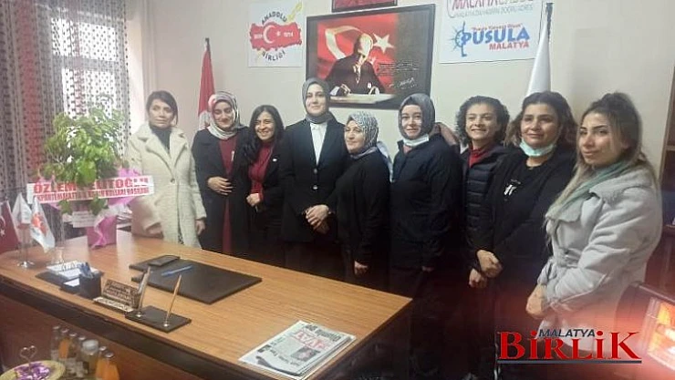 AK Parti Malatya Kadın Kolları'ndan ABYB'ye ziyaret