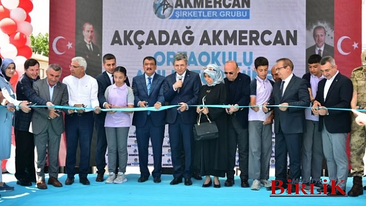 Akmercan Ortaokulu Törenle Açıldı