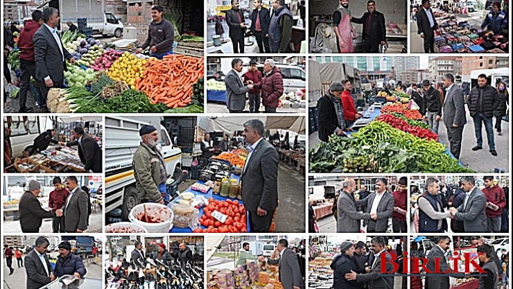 Ali Karakuş Pazar Esnafını Gezdi