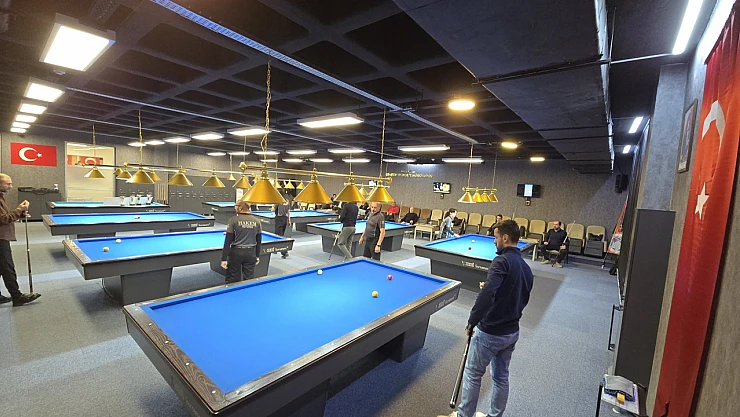 Arslantepe 3 Bant Bilardo Turnuvası Başladı