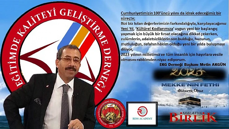 Başkan Akgün'den  Mekke'nin Fethi ve Yeni Yıl Mesajı
