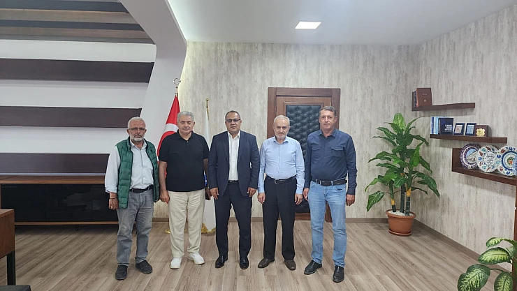 Başkan Ali Karadoğan'dan MASKİ Genel Müdürü Sinan Çeçen'e Ziyaret