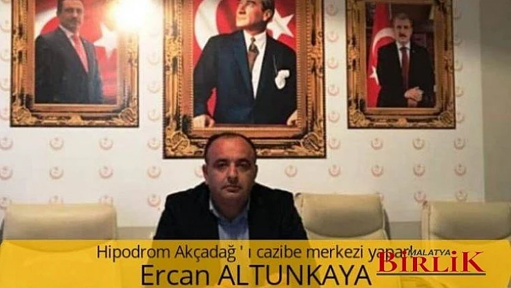 Başkan Altunkaya'dan Akçadağ'a Hipodrom Vurgusu