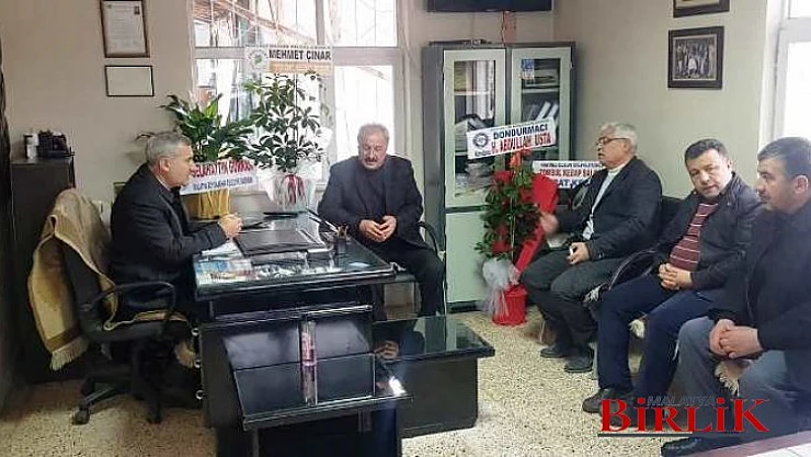 Başkan Çınar'dan Ağaç Sanatkârları Ve Mahrukatçılar Odasına 'Hayırlı Olsun' Ziyareti