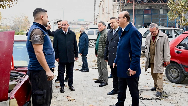 Başkan Geçit, Özsan Sanayi Sitesi Esnafının Taleplerini Dinledi