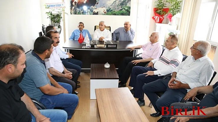 Başkan Güder'den Malatya İli Kırmızı Et Üreticileri Birliği'ne Hayırlı Olsun Ziyareti
