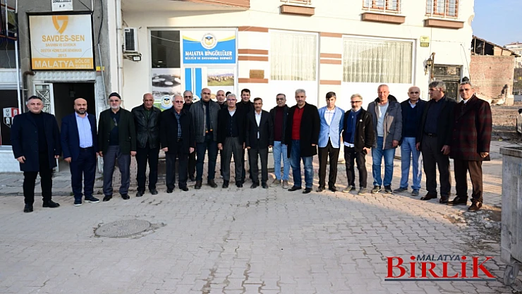 Başkan Güder, Malatya Bingöllüler Derneği'ni Ziyaret Etti