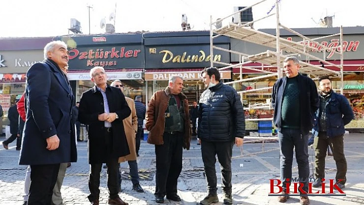 Başkan Güder, Prestij Sokak Çalışmalarını İnceledi