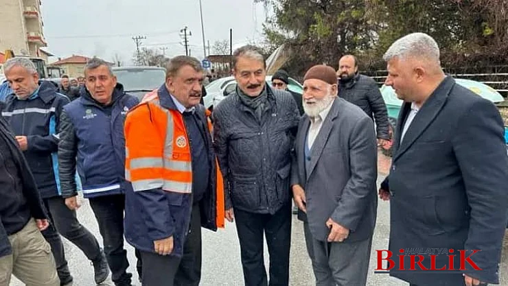 Başkan Gürkan'dan Akçadağ İlçesinde İnceleme