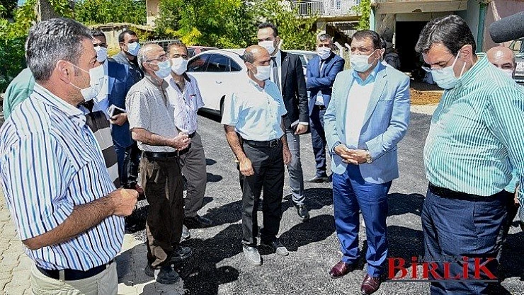 Başkan Gürkan, Doğanşehir'de İncelemelerde Bulundu