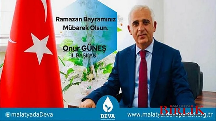 Başkan Onur Güneş, Ramazan Bayramı Mübarek Olsun