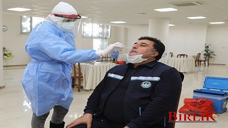 Battalgazi Belediyesi Personeli Covid-19 Testi Yaptırdı