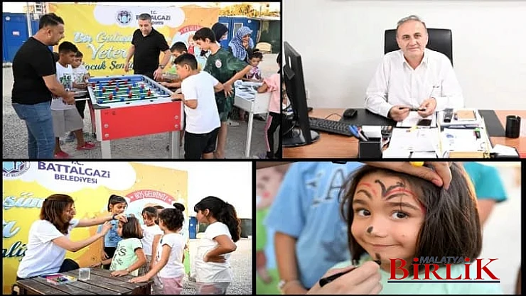 Battalgazi Belediyesinden Bir Gülüşün Yeter Çocuk Şenliği