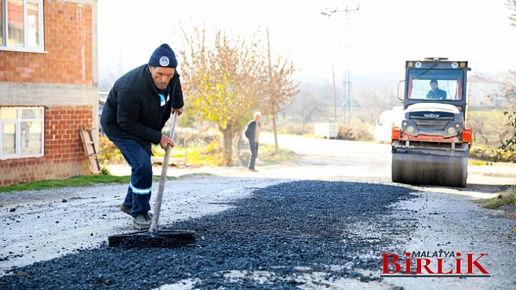 Battalgazi'de Yol Yapım Çalışmalarına Tam Gaz Devam