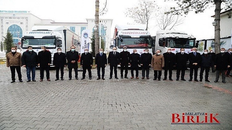 Battalgazi'den İdlib'e Dost Eli Uzaltıldı