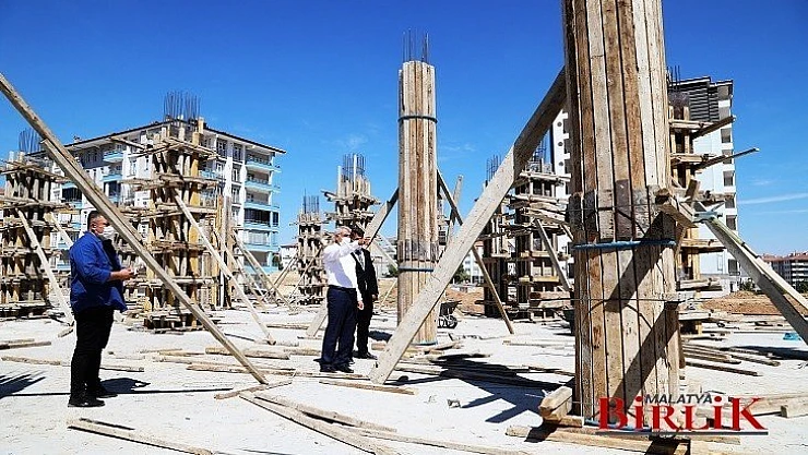 Battalgazi Yeşilçam Sosyal Tesislerinde Çalışmalar Sürüyor