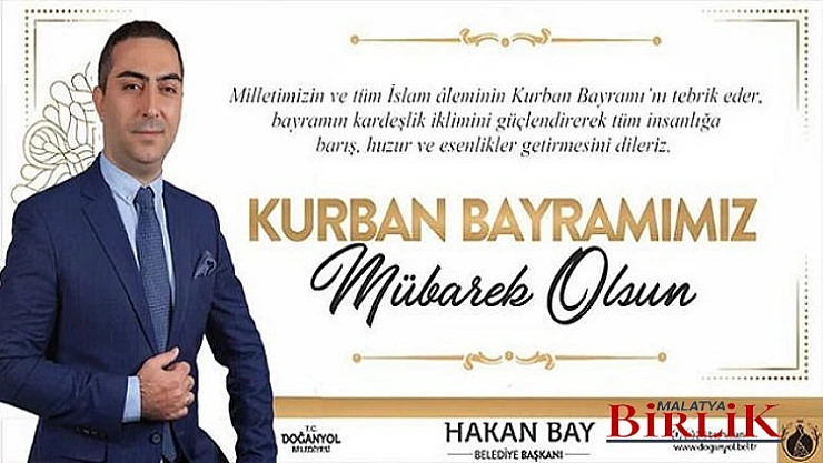 Belediye Başkanı Hakan Bay'dan Kurban Bayramı Mesajı