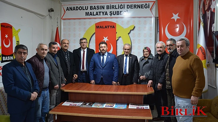 Büyük Birlik Partisi İl Teşkilatı'ndan Anadolu Basın Birliği'ne Ziyaret