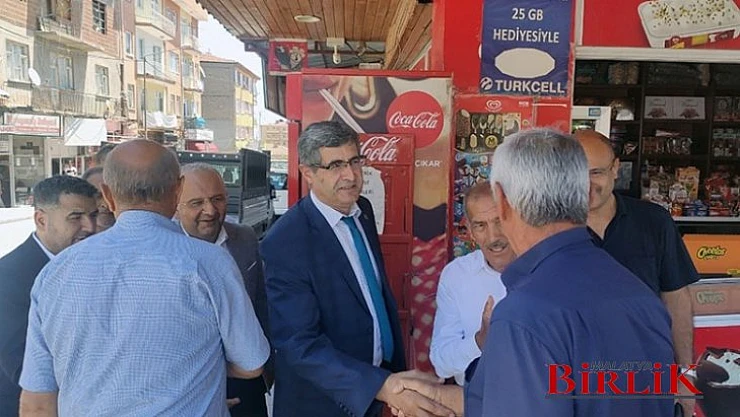 Büyük Birlik Partisinden Akçadağ'da Halk ve Esnaf Ziyaretleri