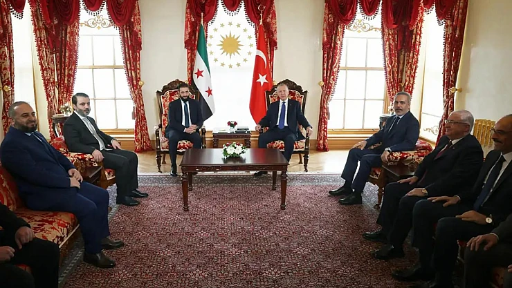 Cumhurbaşkanı Erdoğan, Suriye Cumhurbaşkanı Şara İle Görüştü