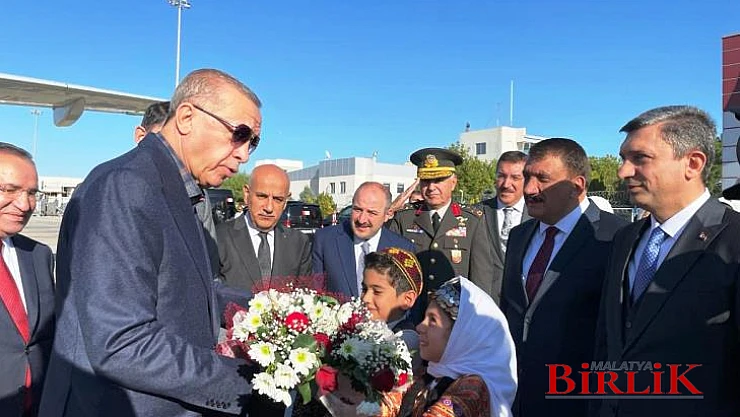 Cumhurbaşkanımız Sayın Recep Tayyip Erdoğan Malatya'da