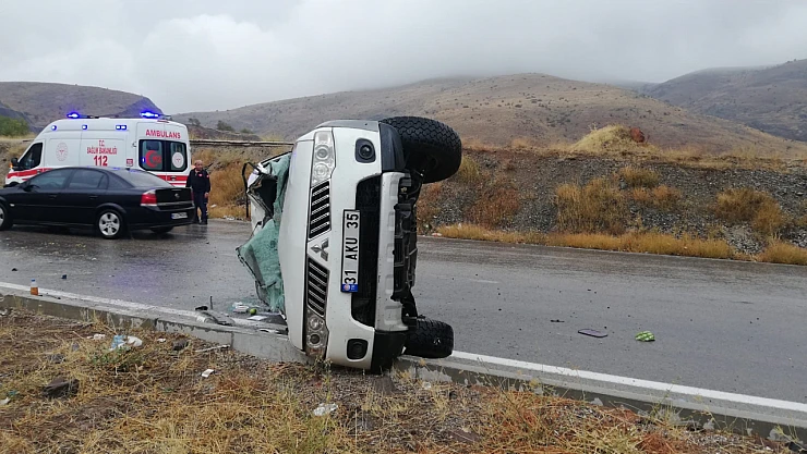 Darende'de Kontrolden Çıkan Araç Paniğe Neden Oldu