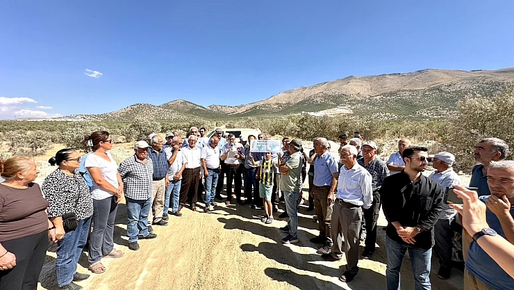 Doğanşehir'de köylüler taş ocaklarına karşı çıktı