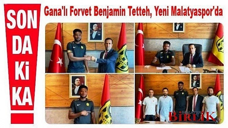 Gana'lı Forvet Benjamin Tetteh, Yeni Malatyaspor'‫da