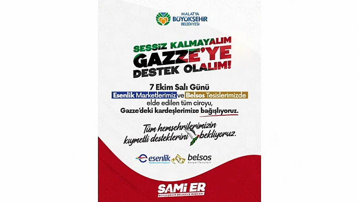 Gazze'nin Yaralarına Merhem Olmak İçin Malatya Harekete Geçti